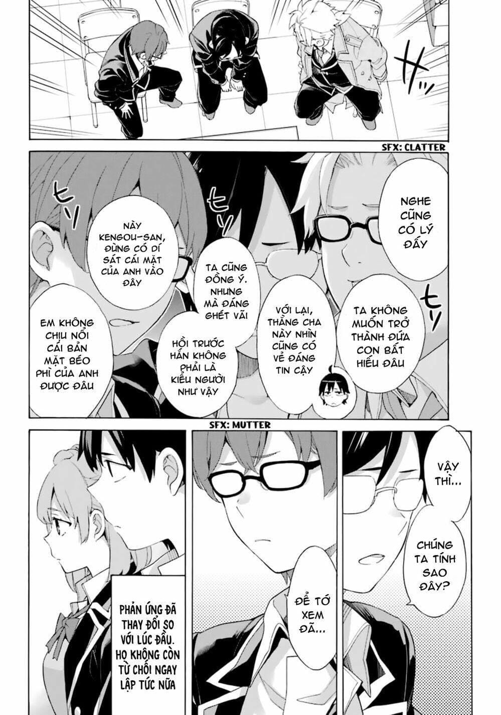 Truyện Tranh Chuyện Tình Thanh Xuân Bi Hài Của Tôi Quả Nhiên Là Sai Lầm - Oregairu trang 6