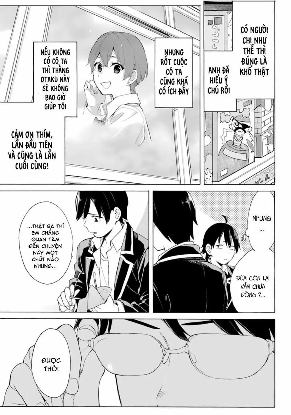 Truyện Tranh Chuyện Tình Thanh Xuân Bi Hài Của Tôi Quả Nhiên Là Sai Lầm - Oregairu trang 6