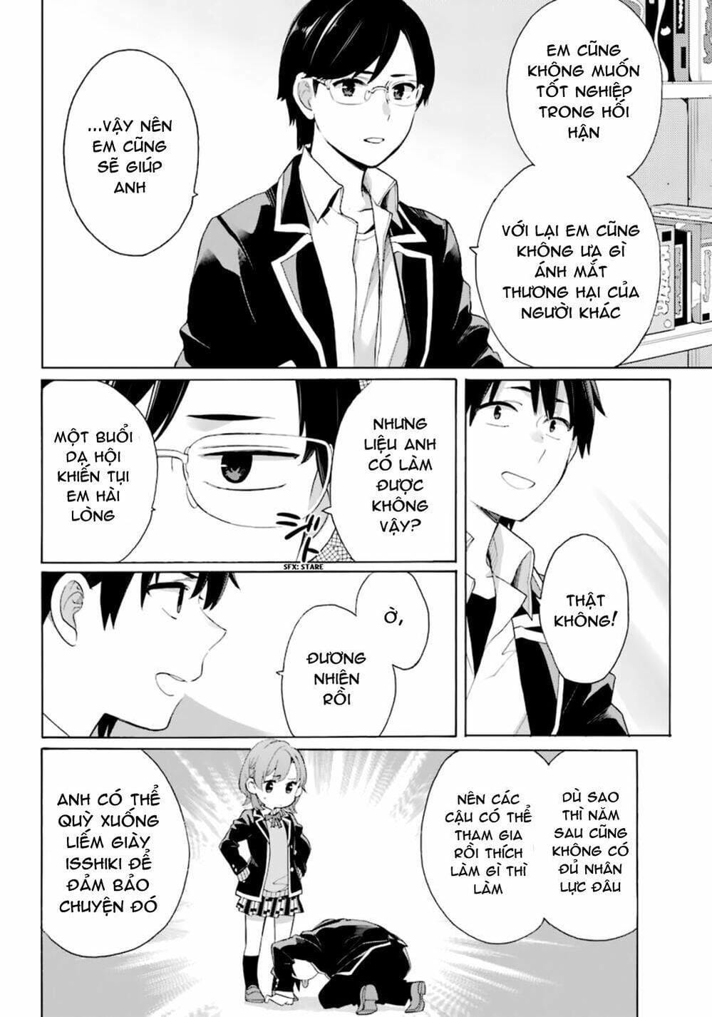 Truyện Tranh Chuyện Tình Thanh Xuân Bi Hài Của Tôi Quả Nhiên Là Sai Lầm - Oregairu trang 6