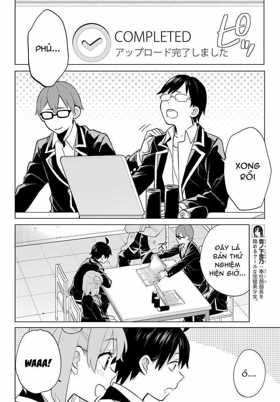 Truyện Tranh Chuyện Tình Thanh Xuân Bi Hài Của Tôi Quả Nhiên Là Sai Lầm - Oregairu trang 6