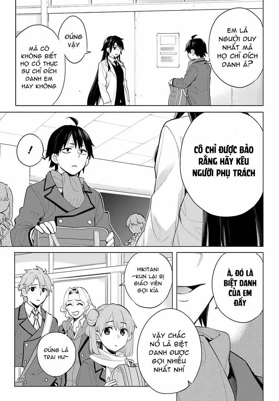 Truyện Tranh Chuyện Tình Thanh Xuân Bi Hài Của Tôi Quả Nhiên Là Sai Lầm - Oregairu trang 6