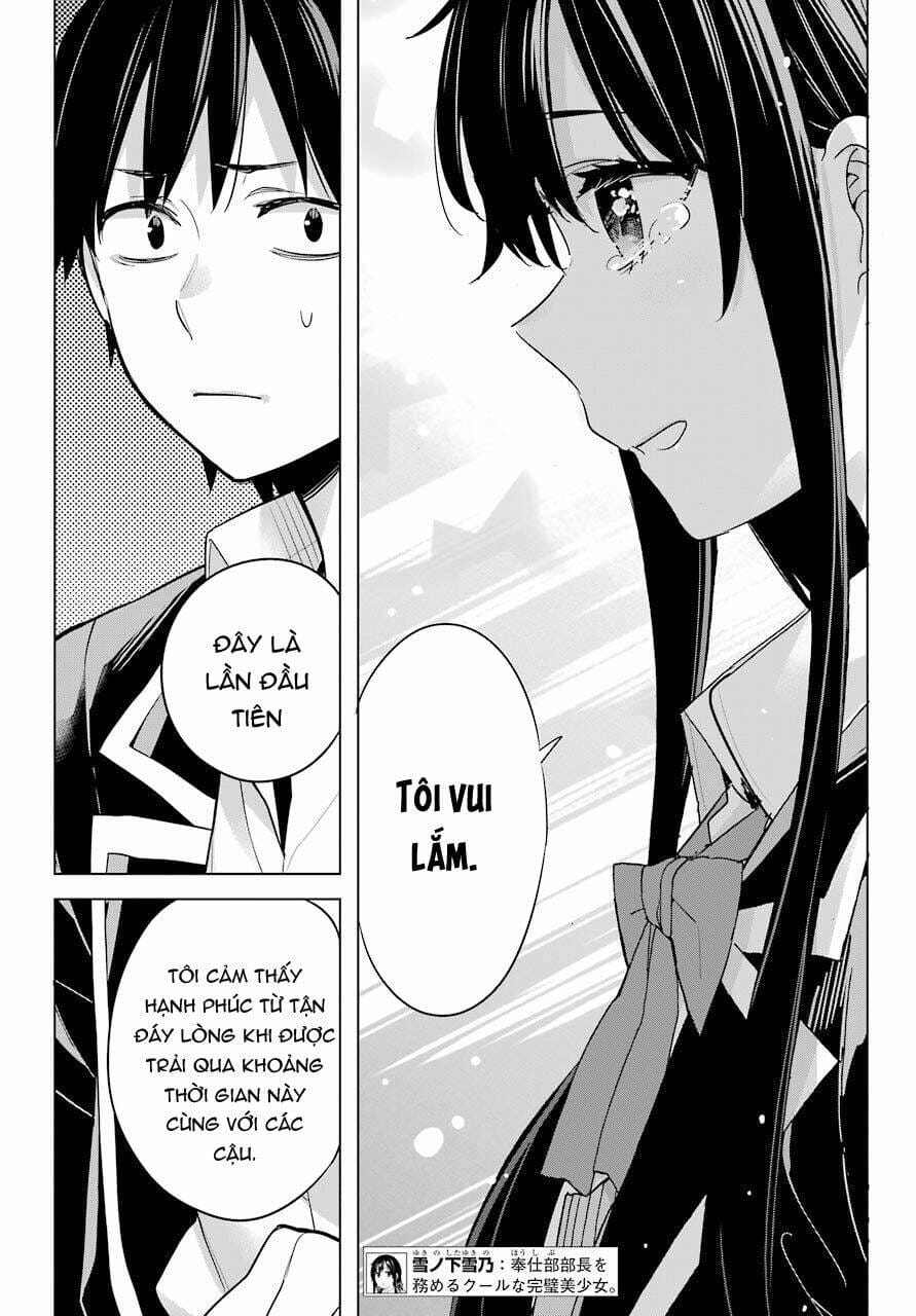 Truyện Tranh Chuyện Tình Thanh Xuân Bi Hài Của Tôi Quả Nhiên Là Sai Lầm - Oregairu trang 6