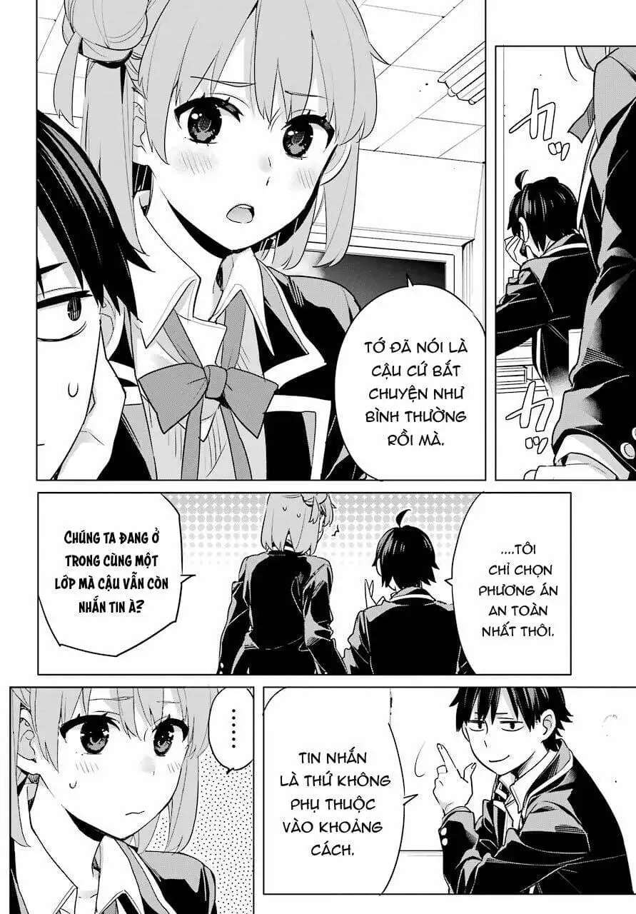 Truyện Tranh Chuyện Tình Thanh Xuân Bi Hài Của Tôi Quả Nhiên Là Sai Lầm - Oregairu trang 6