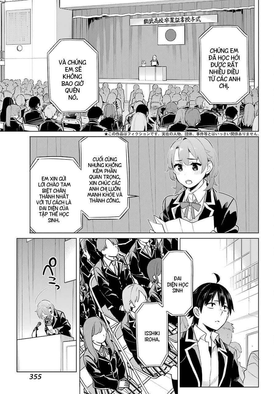 Truyện Tranh Chuyện Tình Thanh Xuân Bi Hài Của Tôi Quả Nhiên Là Sai Lầm - Oregairu trang 6