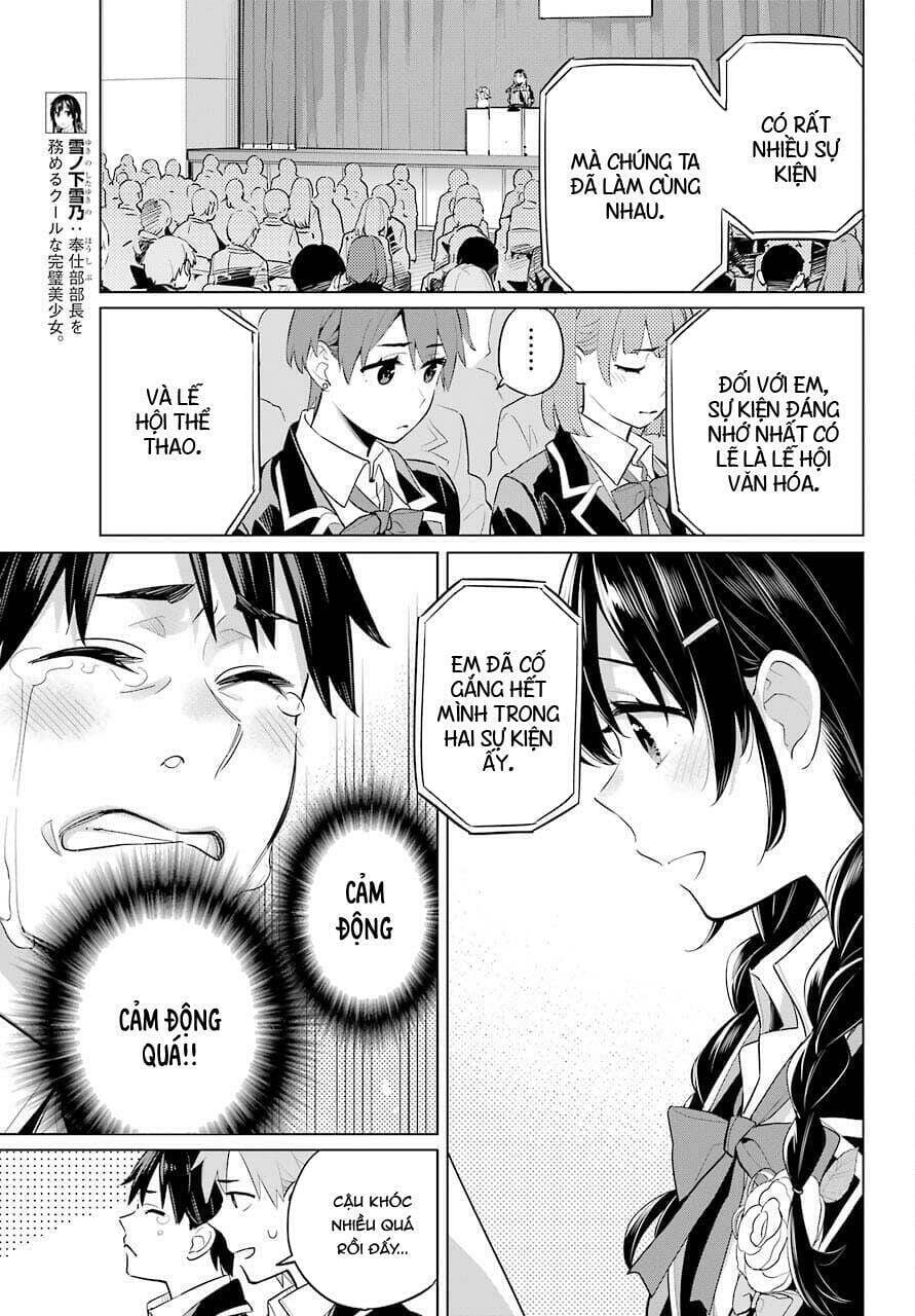 Truyện Tranh Chuyện Tình Thanh Xuân Bi Hài Của Tôi Quả Nhiên Là Sai Lầm - Oregairu trang 6