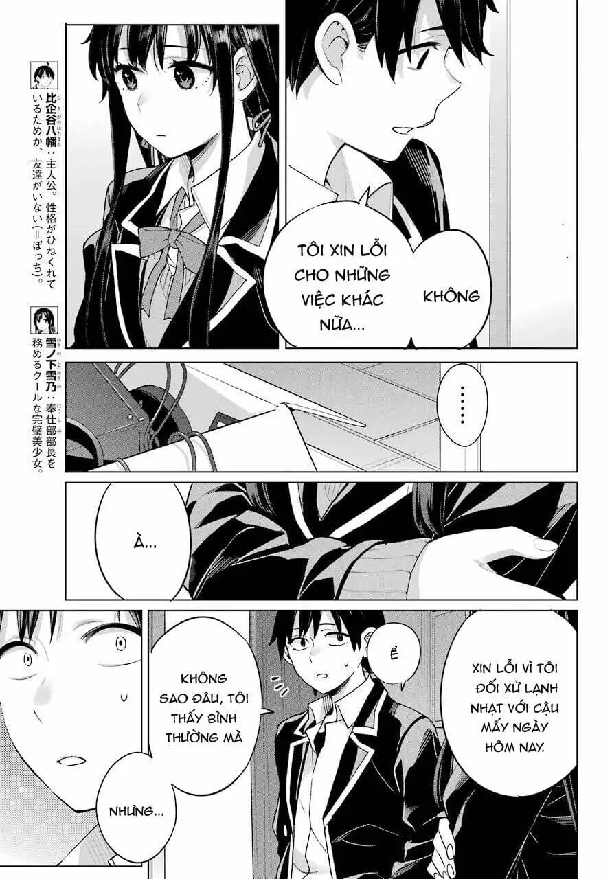 Truyện Tranh Chuyện Tình Thanh Xuân Bi Hài Của Tôi Quả Nhiên Là Sai Lầm - Oregairu trang 6