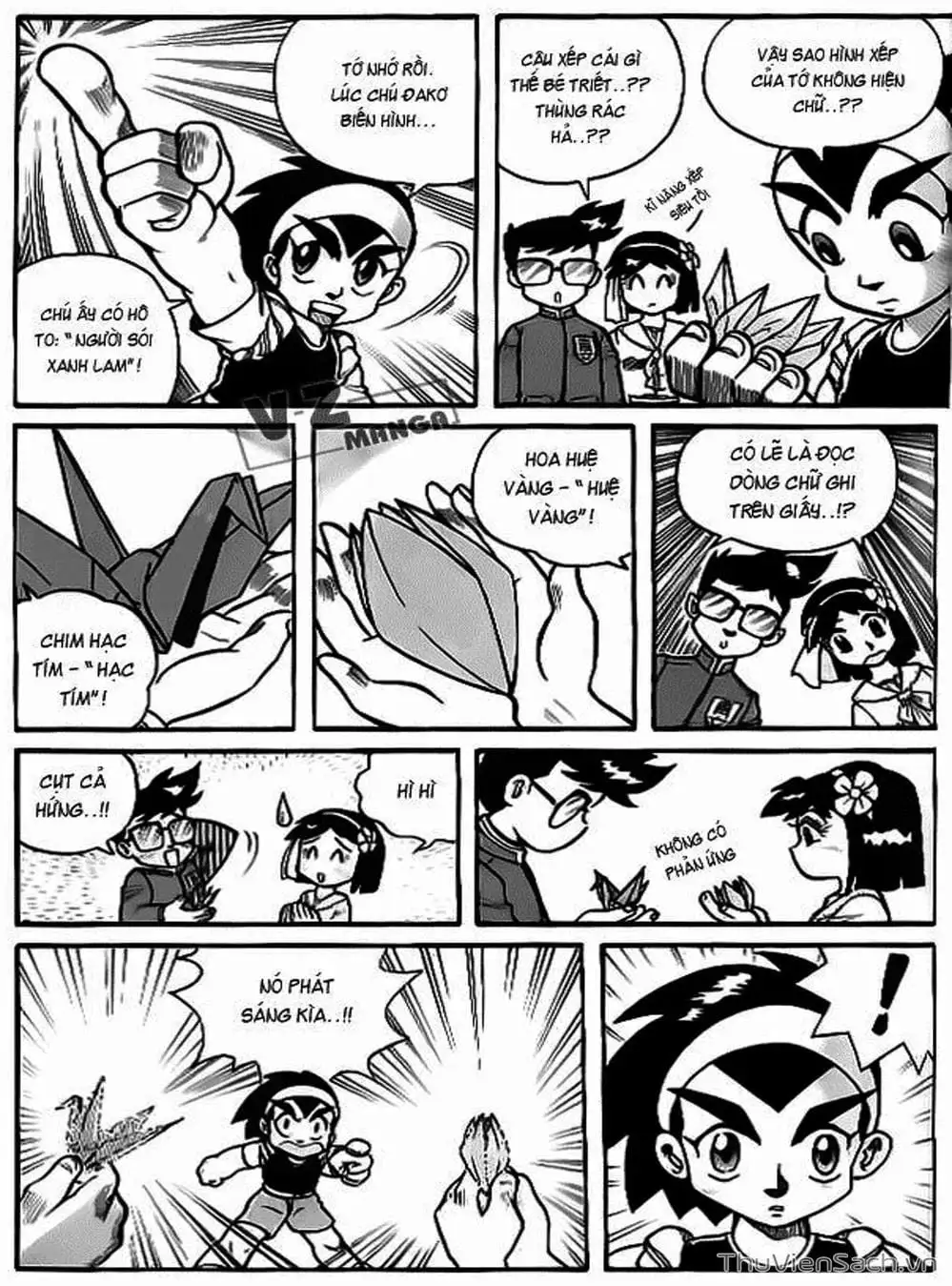 Truyện Tranh Hiệp Sĩ Giấy - Origami Fighter trang 5