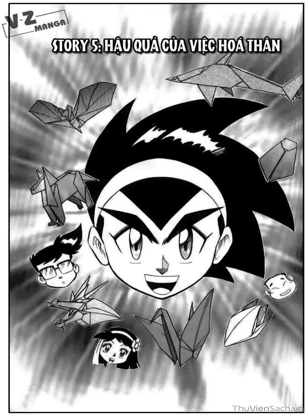 Truyện Tranh Hiệp Sĩ Giấy - Origami Fighter trang 5