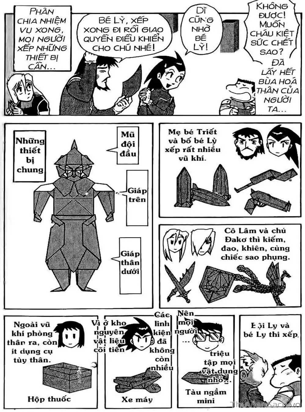 Truyện Tranh Hiệp Sĩ Giấy - Origami Fighter trang 5