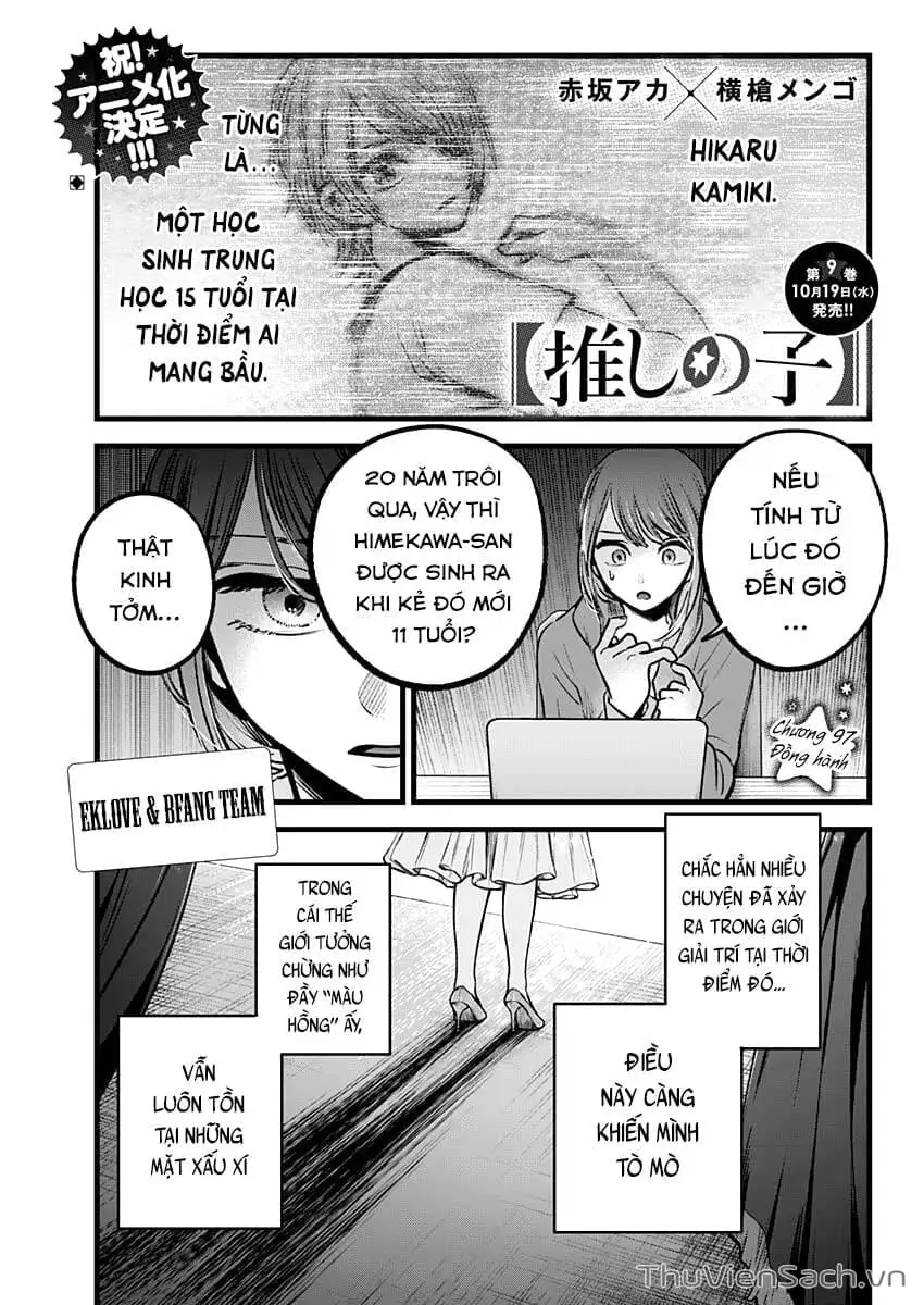 Truyện Tranh Đứa Con Của Thần Tượng - Oshi No Ko trang 5