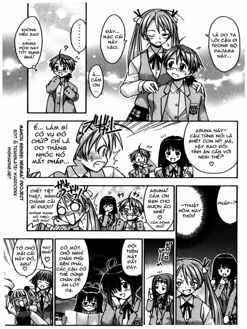 Truyện Tranh Pháp Sư Tí Hon Negima - Mahou Sensei Negima! trang 10