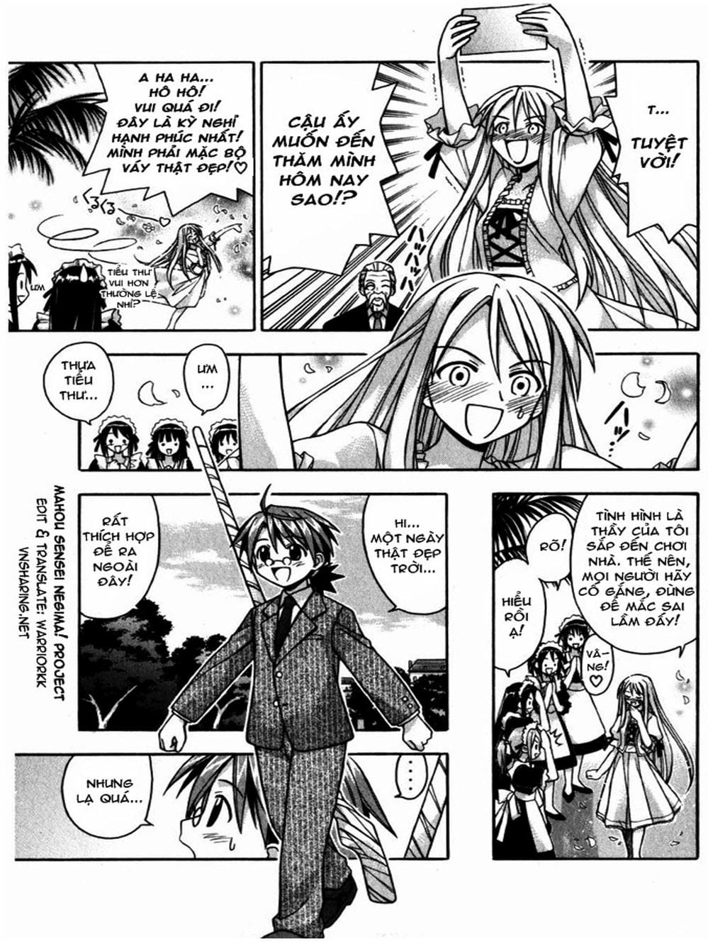Truyện Tranh Pháp Sư Tí Hon Negima - Mahou Sensei Negima! trang 10