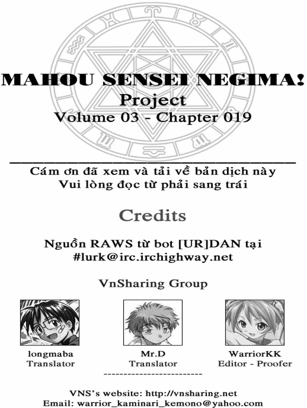 Truyện Tranh Pháp Sư Tí Hon Negima - Mahou Sensei Negima! trang 10
