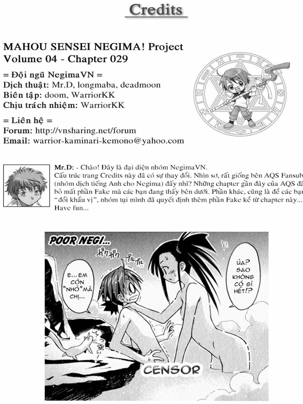 Truyện Tranh Pháp Sư Tí Hon Negima - Mahou Sensei Negima! trang 10