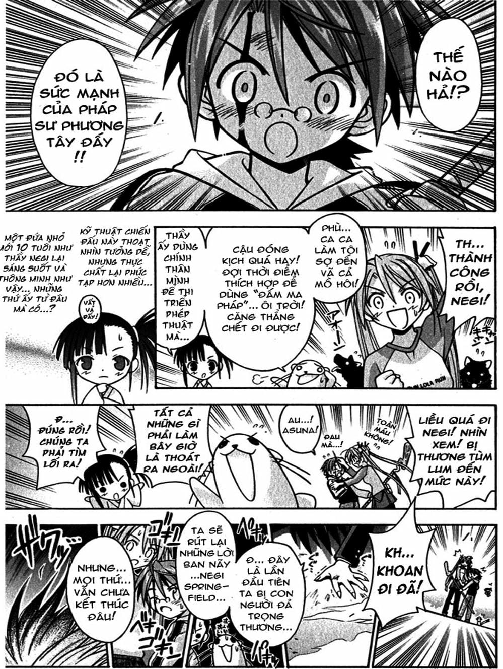 Truyện Tranh Pháp Sư Tí Hon Negima - Mahou Sensei Negima! trang 10