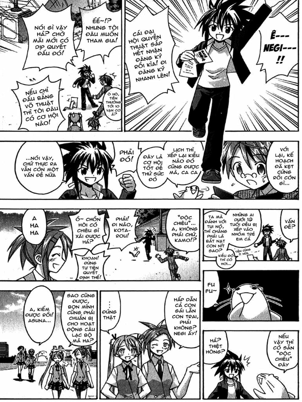 Truyện Tranh Pháp Sư Tí Hon Negima - Mahou Sensei Negima! trang 10