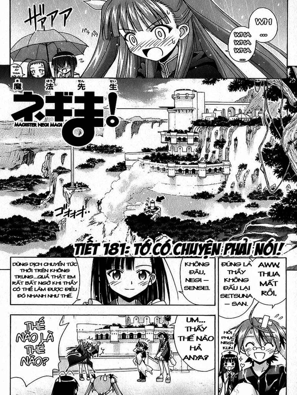 Truyện Tranh Pháp Sư Tí Hon Negima - Mahou Sensei Negima! trang 10