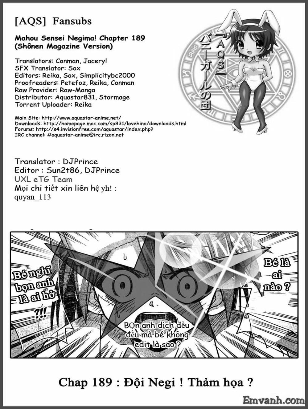 Truyện Tranh Pháp Sư Tí Hon Negima - Mahou Sensei Negima! trang 10