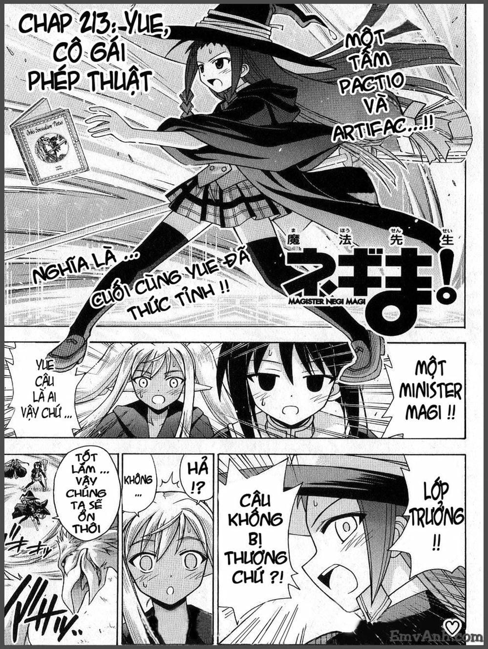 Truyện Tranh Pháp Sư Tí Hon Negima - Mahou Sensei Negima! trang 10