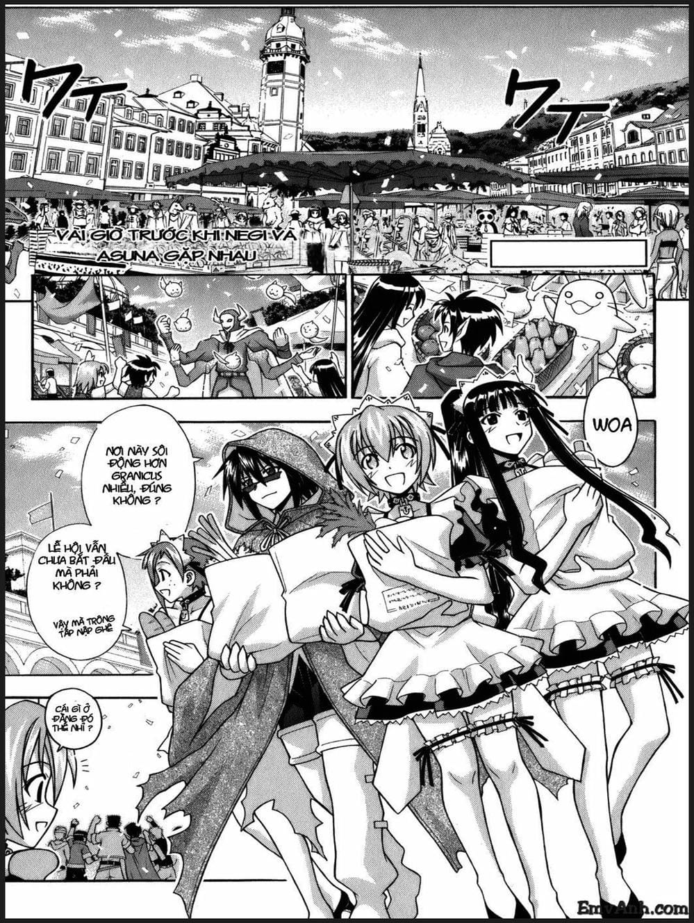 Truyện Tranh Pháp Sư Tí Hon Negima - Mahou Sensei Negima! trang 10