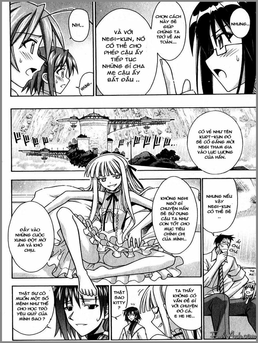 Truyện Tranh Pháp Sư Tí Hon Negima - Mahou Sensei Negima! trang 10