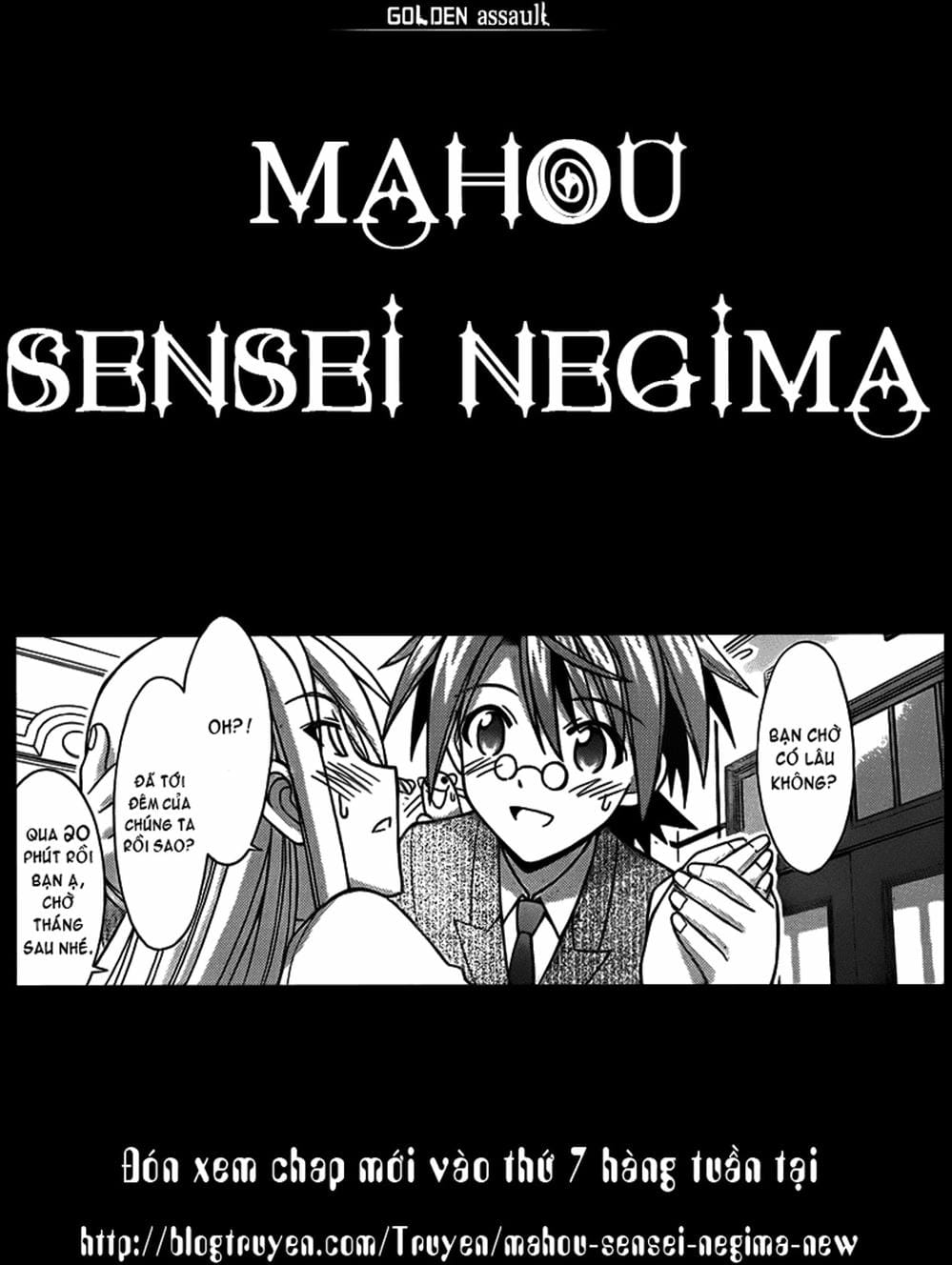Truyện Tranh Pháp Sư Tí Hon Negima - Mahou Sensei Negima! trang 10