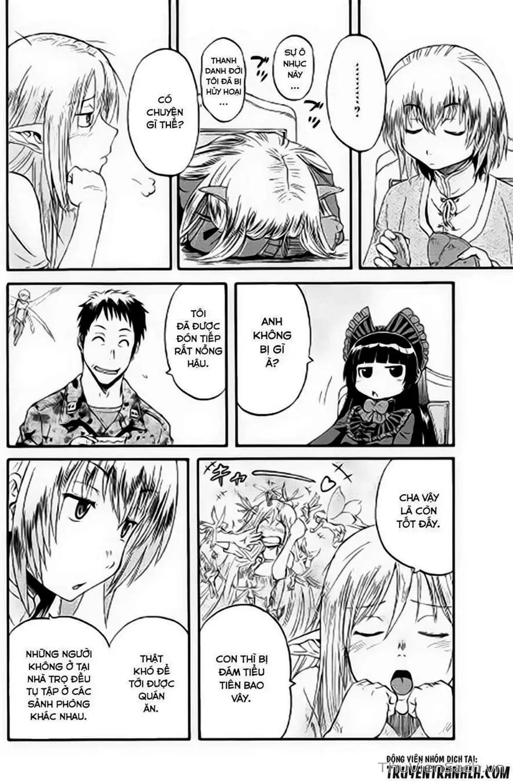 Truyện Tranh Phía Sau Cánh Cổng Bóng Tối Của Hư Không! trang 6