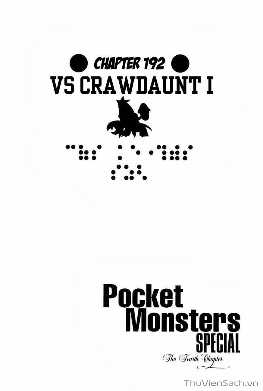 Truyện Tranh Thú Cưng Đặc Biệt - Pokemon Special trang 5