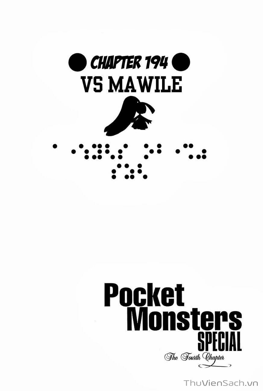Truyện Tranh Thú Cưng Đặc Biệt - Pokemon Special trang 5