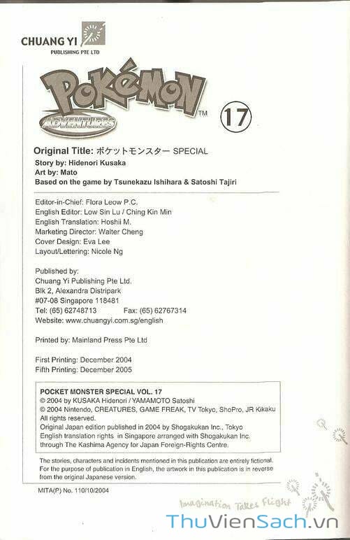 Truyện Tranh Thú Cưng Đặc Biệt - Pokemon Special trang 5