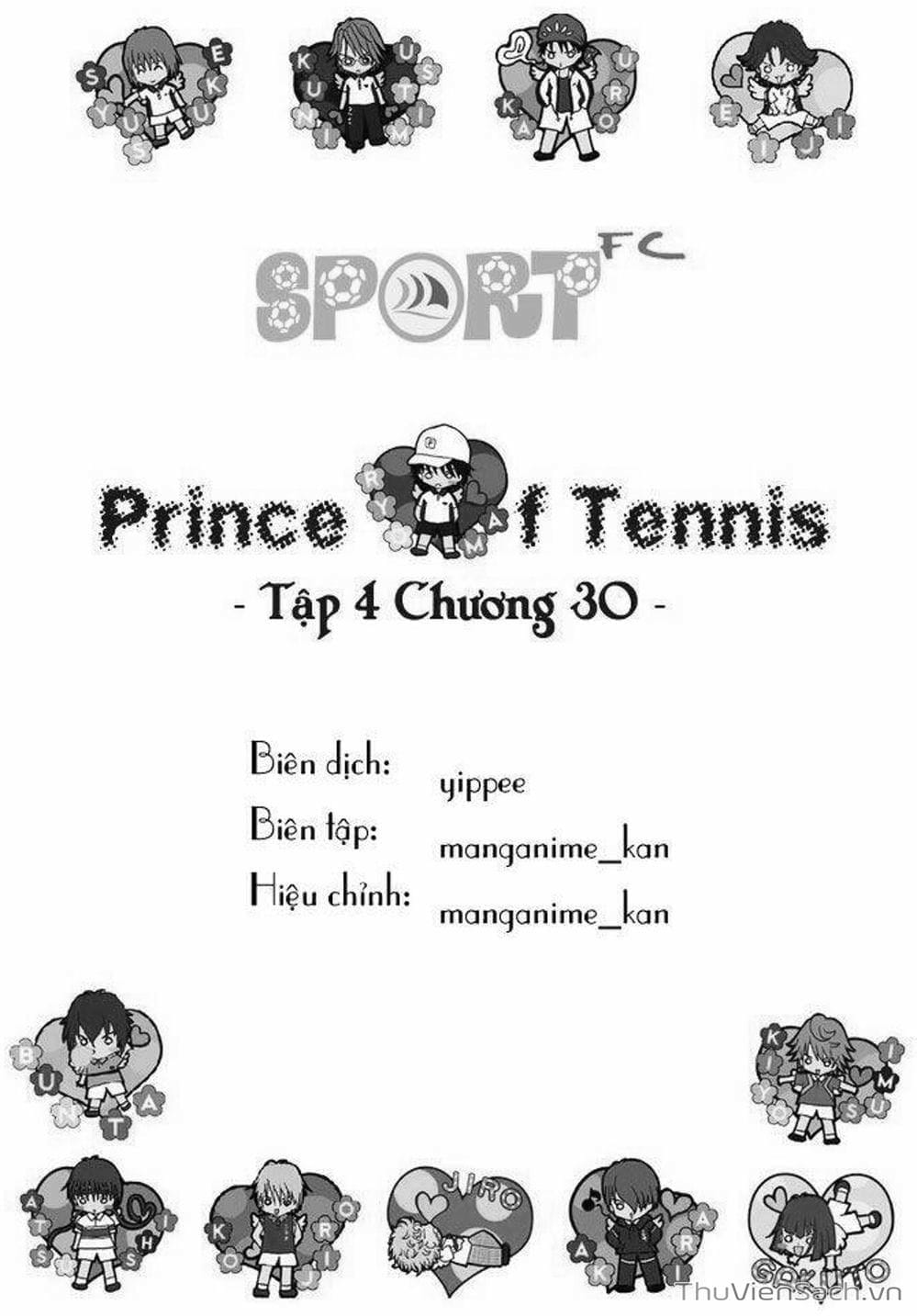 Truyện Tranh Hoàng Tử Tennis - Prince Of Tennis trang 3