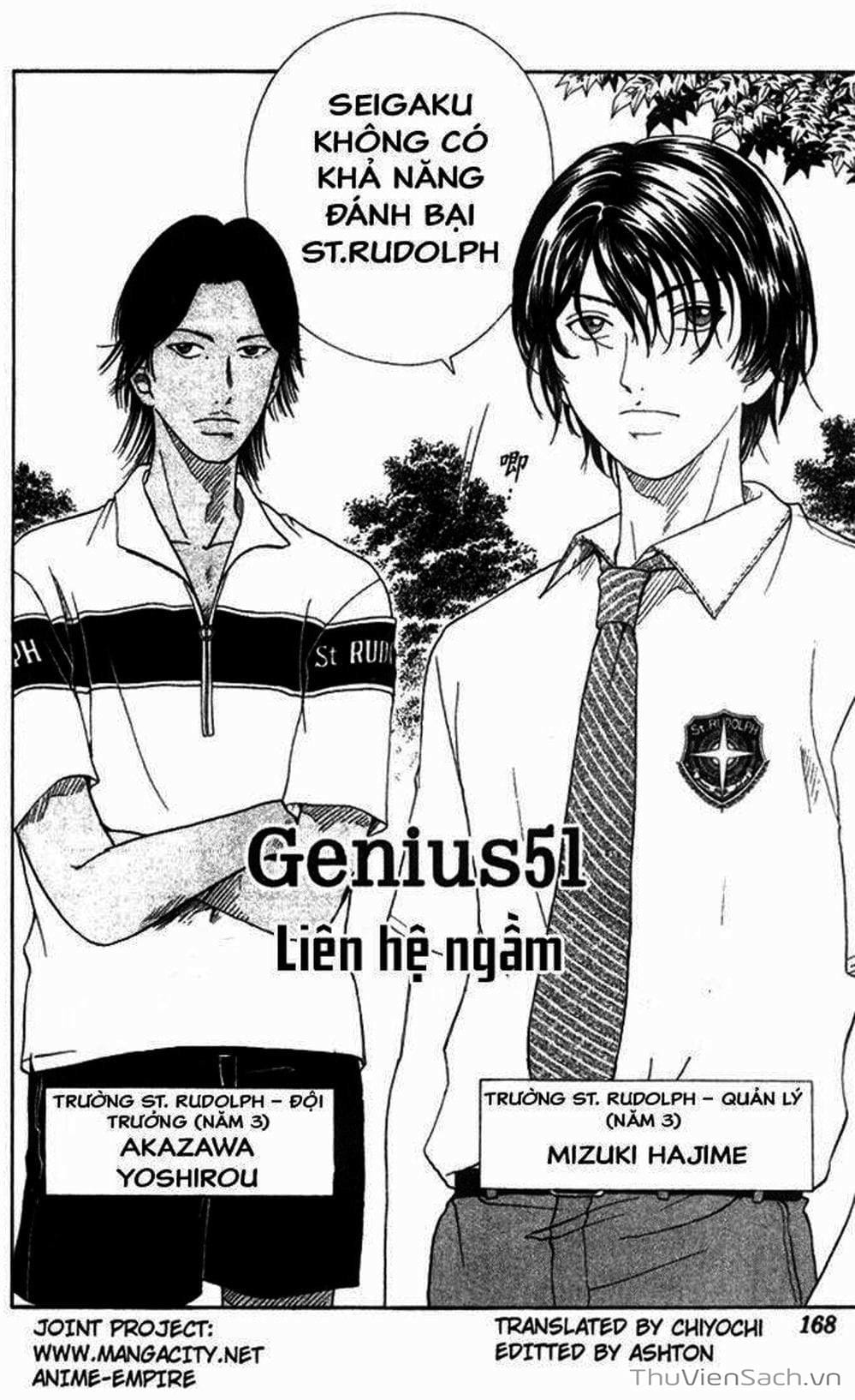 Truyện Tranh Hoàng Tử Tennis - Prince Of Tennis trang 3