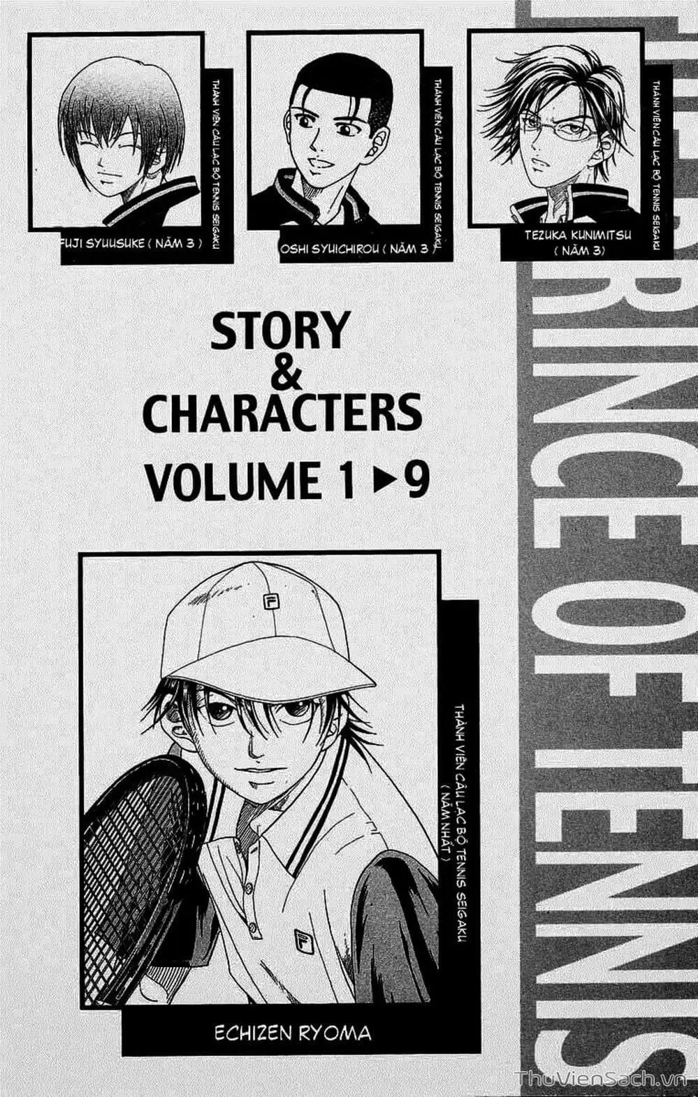 Truyện Tranh Hoàng Tử Tennis - Prince Of Tennis trang 3