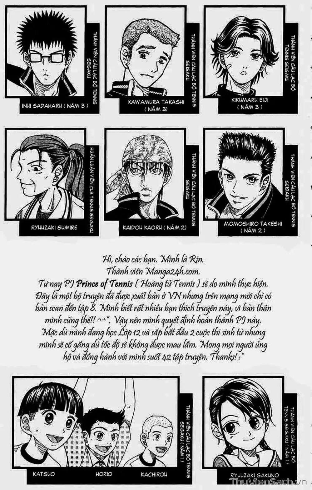 Truyện Tranh Hoàng Tử Tennis - Prince Of Tennis trang 3