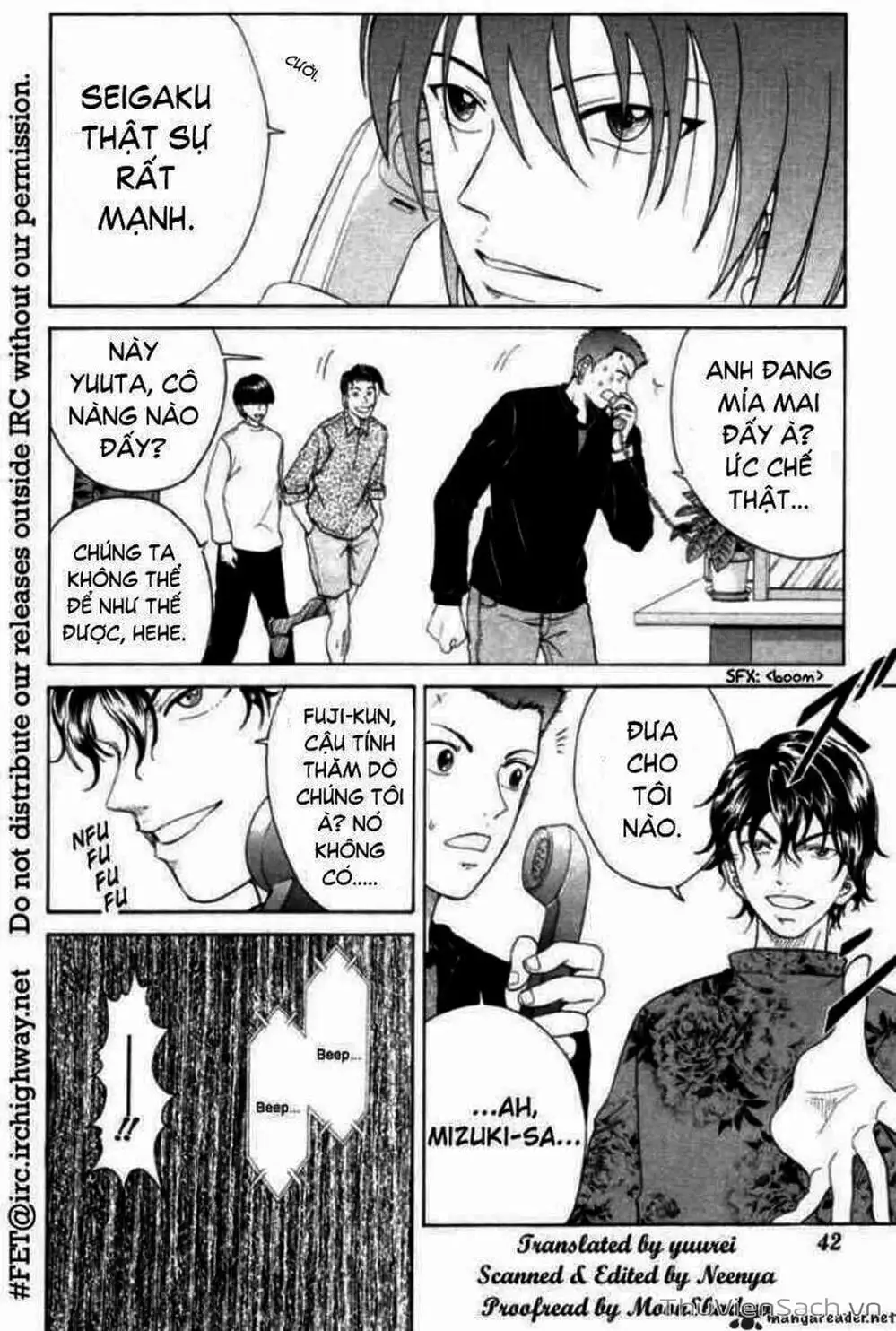 Truyện Tranh Hoàng Tử Tennis - Prince Of Tennis trang 3