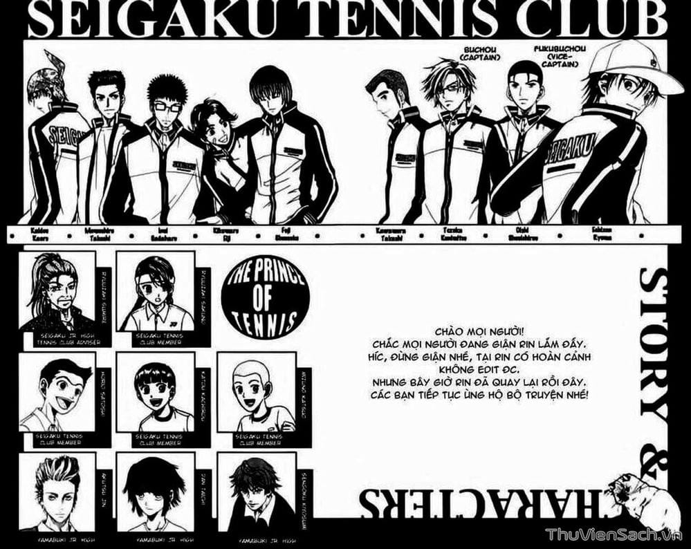 Truyện Tranh Hoàng Tử Tennis - Prince Of Tennis trang 3