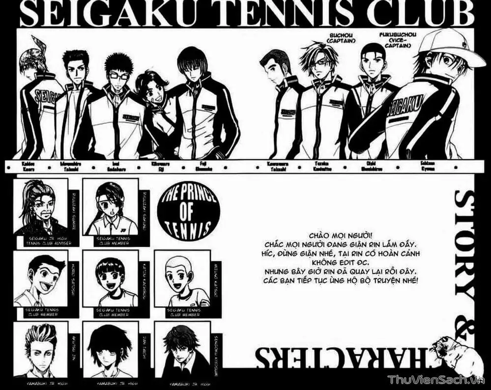 Truyện Tranh Hoàng Tử Tennis - Prince Of Tennis trang 3