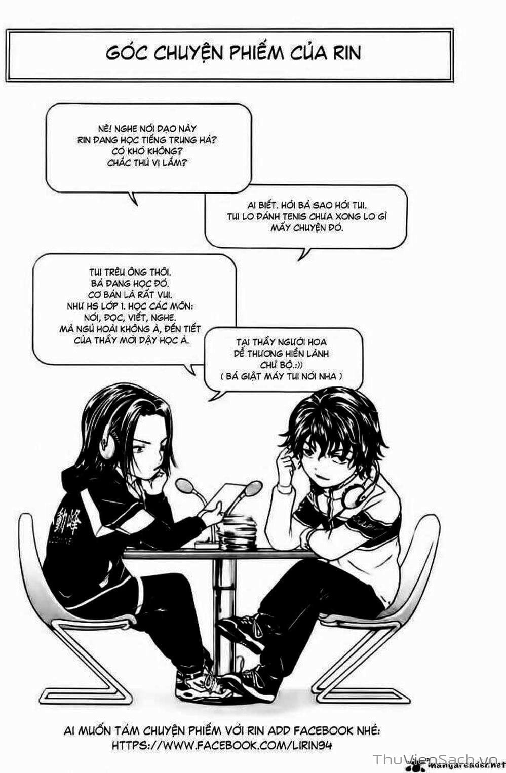 Truyện Tranh Hoàng Tử Tennis - Prince Of Tennis trang 3