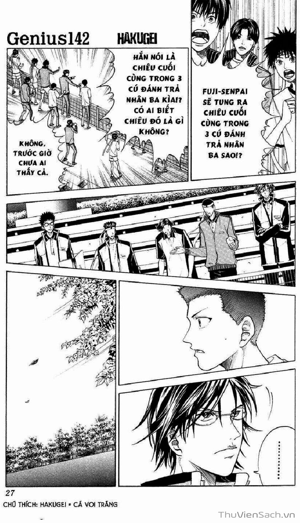 Truyện Tranh Hoàng Tử Tennis - Prince Of Tennis trang 3