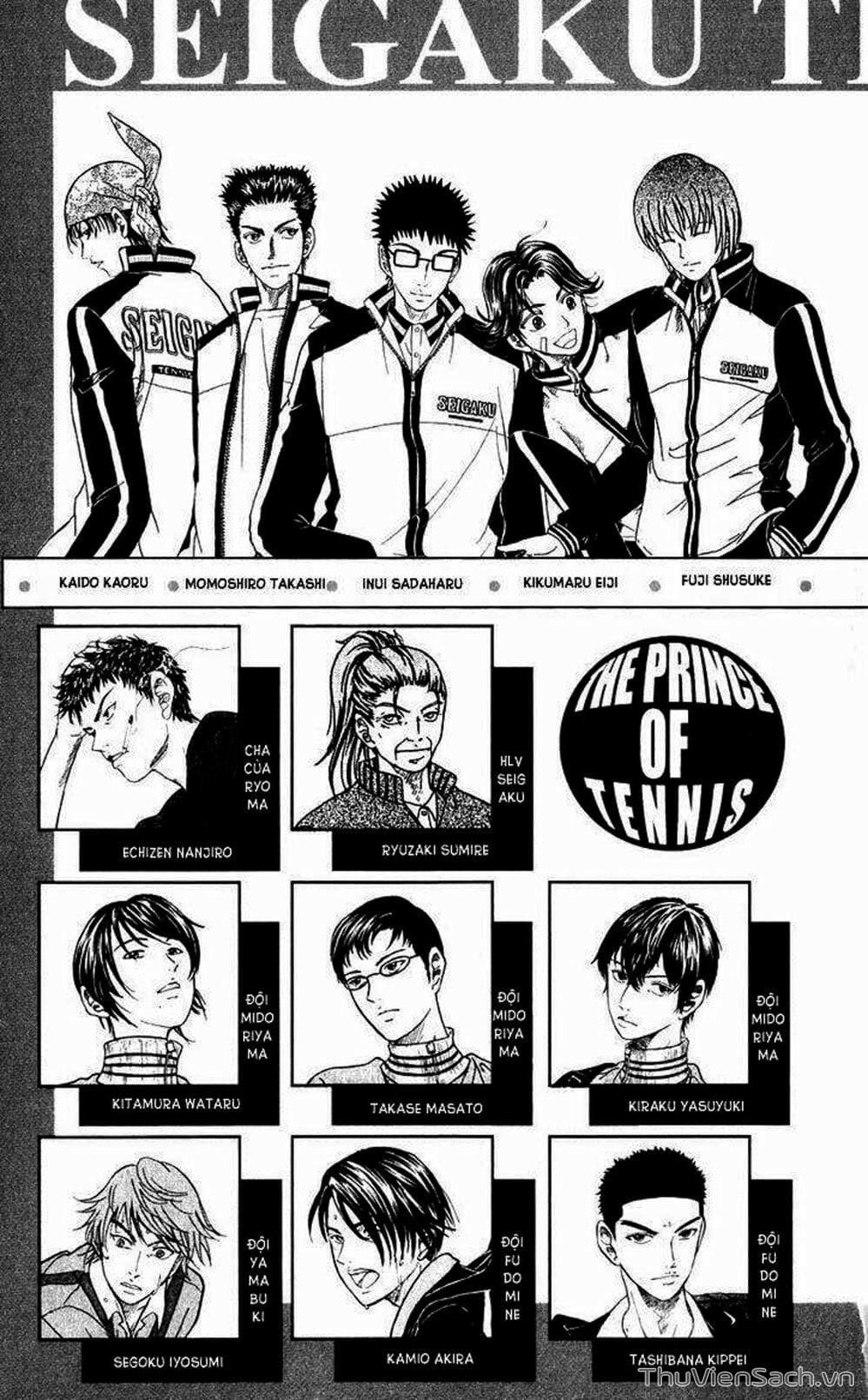 Truyện Tranh Hoàng Tử Tennis - Prince Of Tennis trang 3