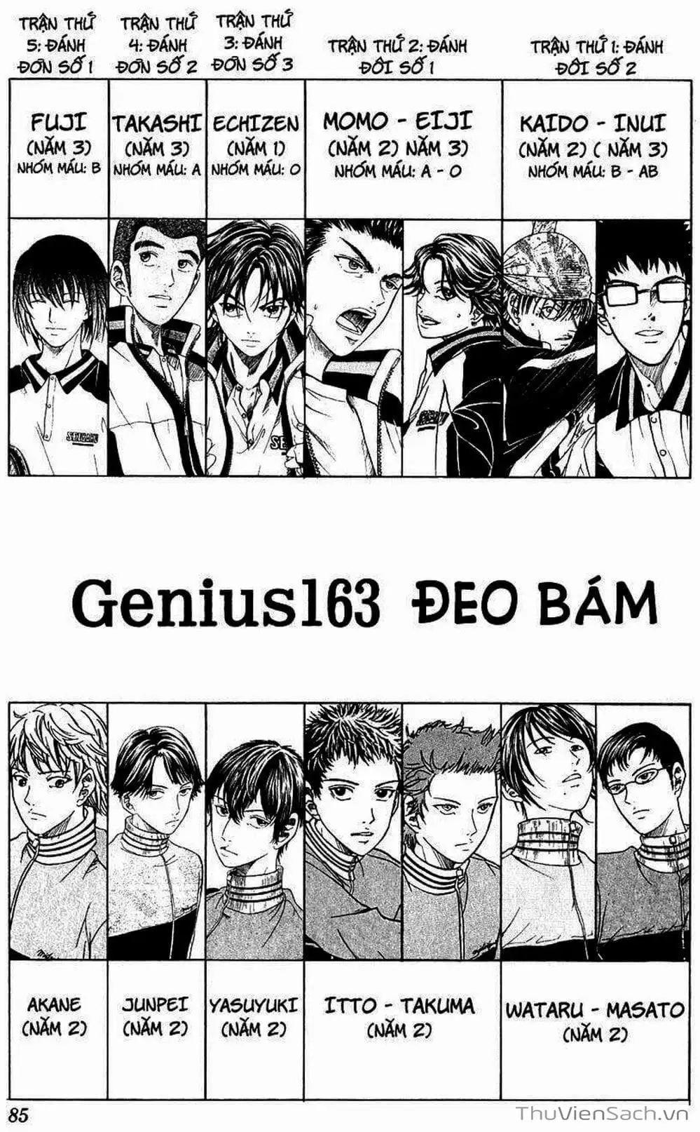 Truyện Tranh Hoàng Tử Tennis - Prince Of Tennis trang 3