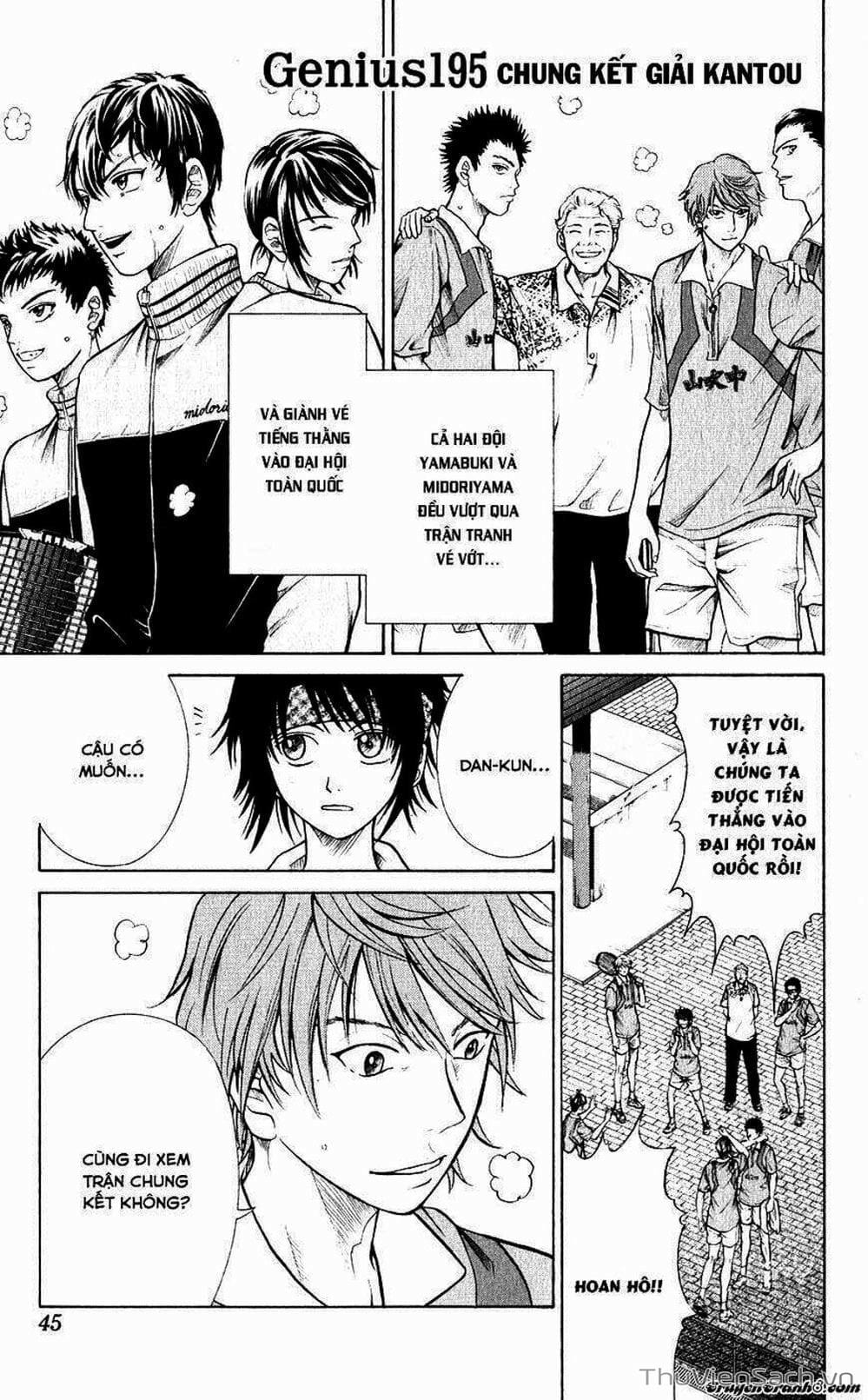 Truyện Tranh Hoàng Tử Tennis - Prince Of Tennis trang 3