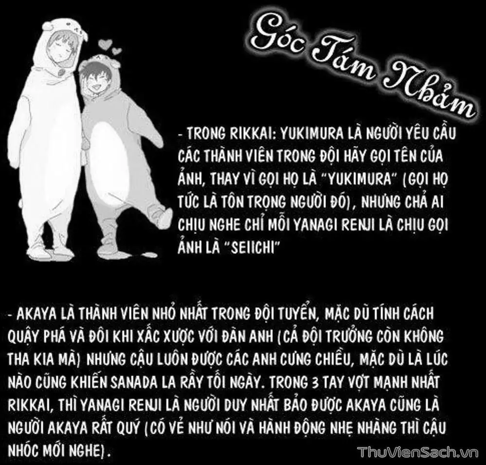 Truyện Tranh Hoàng Tử Tennis - Prince Of Tennis trang 3