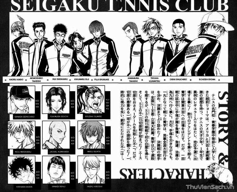 Truyện Tranh Hoàng Tử Tennis - Prince Of Tennis trang 3