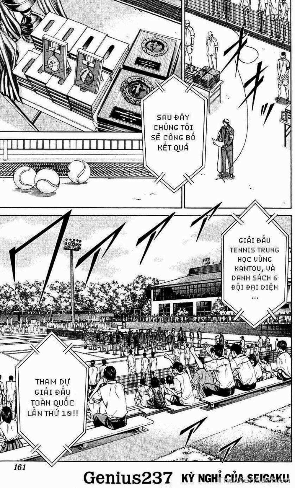 Truyện Tranh Hoàng Tử Tennis - Prince Of Tennis trang 3