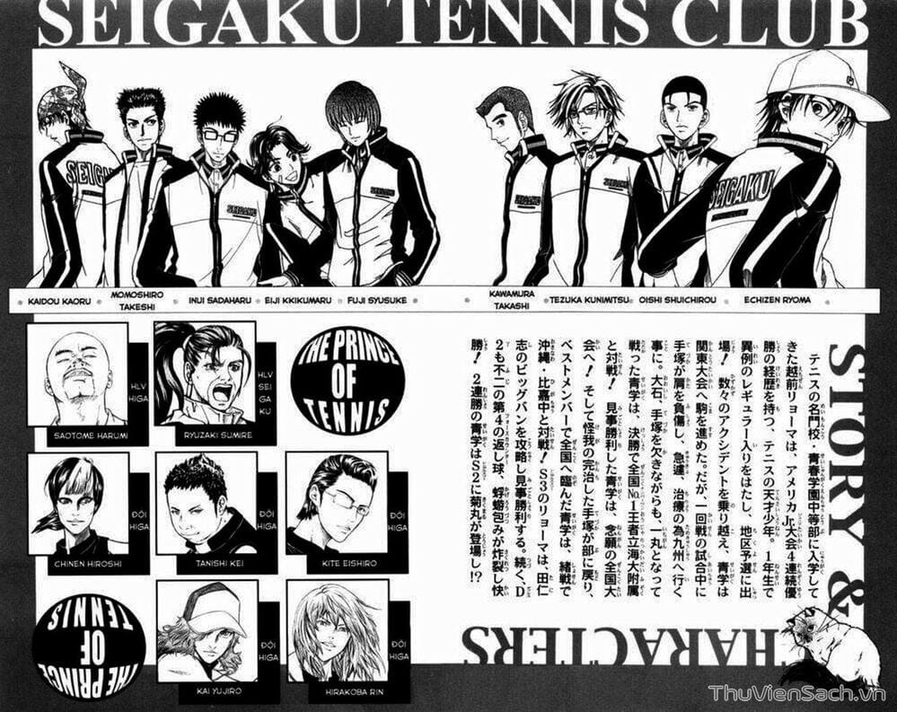 Truyện Tranh Hoàng Tử Tennis - Prince Of Tennis trang 3