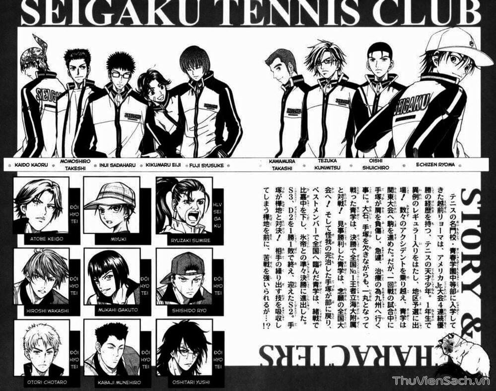 Truyện Tranh Hoàng Tử Tennis - Prince Of Tennis trang 3