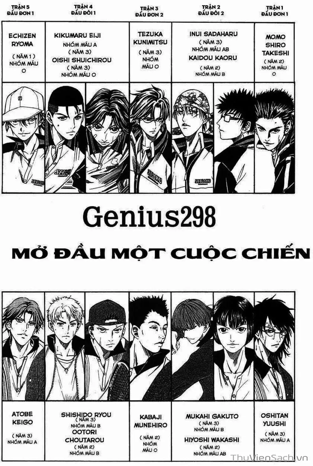 Truyện Tranh Hoàng Tử Tennis - Prince Of Tennis trang 3