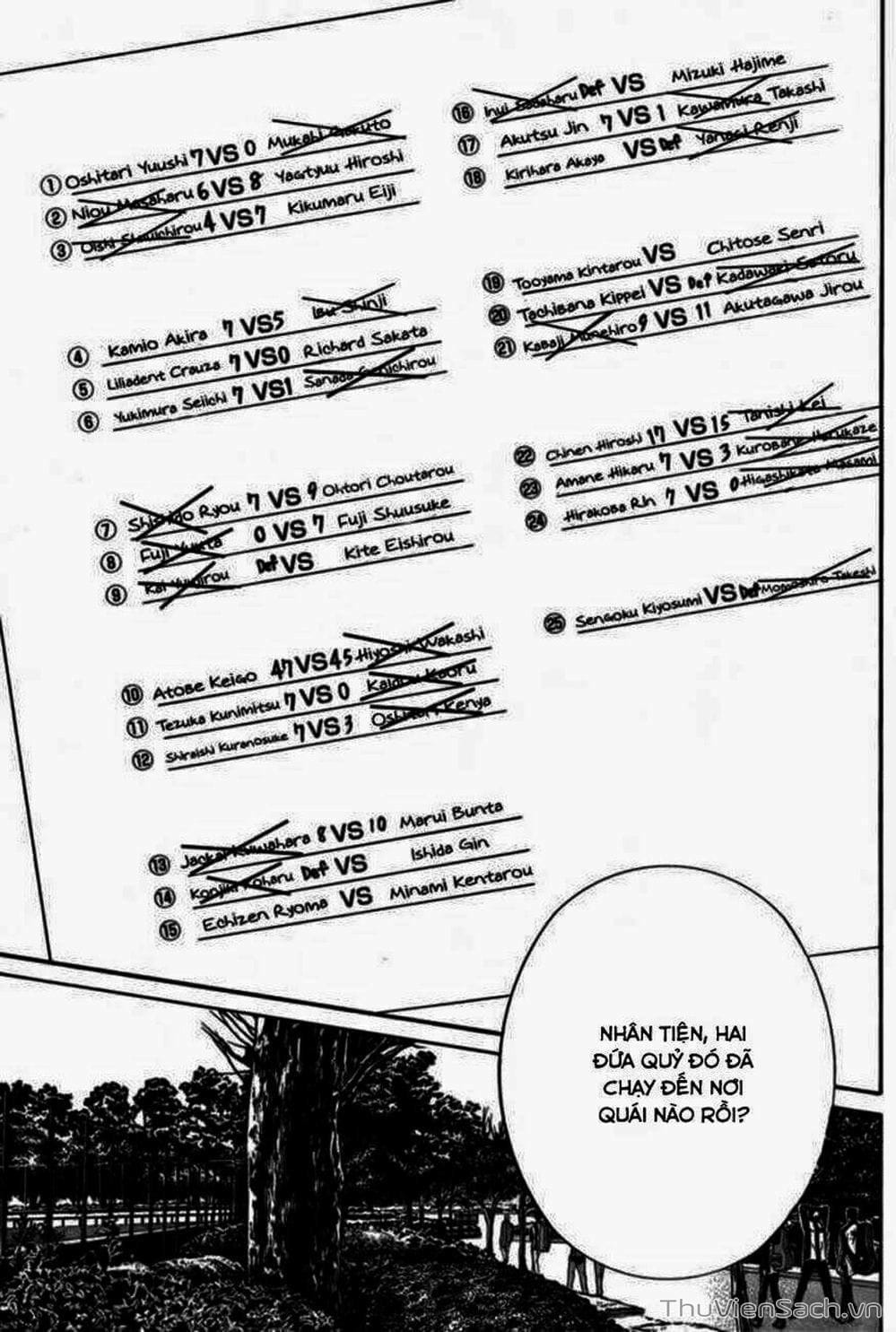 Truyện Tranh Hoàng Tử Tennis - Prince Of Tennis trang 3
