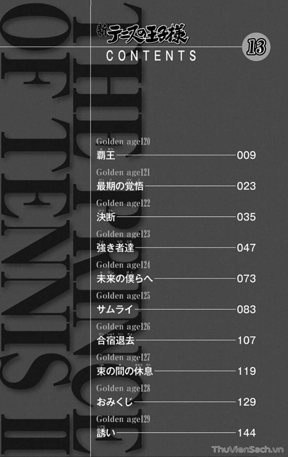 Truyện Tranh Hoàng Tử Tennis - Prince Of Tennis trang 3